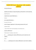 N4410 OB Exam- Questions with complete solutions