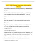 N4410 PEDS Exam- Questions with complete solutions