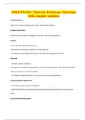 N4410 EXAM 1 Material &lpar;Perfusion&rpar;- Questions with complete solutions