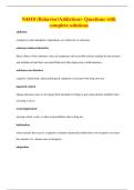N4410 &lpar;Behavior&sol;Addiction&rpar;- Questions with complete solutions