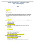 NR 293 Pharmacology Quiz 1 Questions and Answers 100&percnt; Verified UPDATED&excl;&excl;&excl;