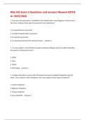 NSG 525 Exam 5 Questions and answers Newest RATED A&plus; 2025&sol;2026 