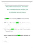 NRNP 6675 Midterm Exam &lpar;Latest 2025 &sol; 2026&rpar;&colon; Most Comprehensive to Pass the Exam&comma; 100&percnt; Verified&comma; Walden University Grade A&period;