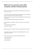 BMKT 337 Ch questions with 100&percnt; complete solutions already passed
