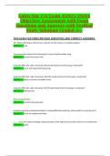 Galen Nur 155 Exam 3&lpar;2025&sol;2026&rpar;&colon; Objective Assessment with Exam Questions and Answers with Verified Study Solutions Graded A&plus;&period;