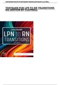 LPN to RN Transitions&comma; 6th Edition by Claywell &ndash; Complete Test Bank