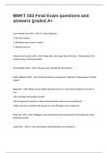 BMKT 343 Final Exam questions and answers graded A&plus;