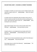 HCA100 Final Exam Prep&colon; 39 Quizzes with Verified Answers for Healthcare Certification Success