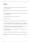 PRITE PRACTICE EXAM QUESTIONS AND ANSWERS 100&percnt; PASS&vert; GRADED A&plus;&period;