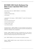 BUSMHR 3200 Charles Buchanan Org Behav Exam 1 Questions With Correct Answers&period;