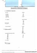  CHEM 1111 Exp 1 Postlab data sheet experiment 1 introduction to measuring techniques