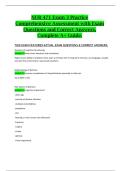 NUR 471 Exam 3 Practice Comprehensive Assessment with Exam Questions and Correct Answers&comma; Complete A&plus; Guide&period;