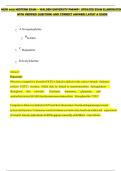 NURS 6635 MIDTERM EXAM &ndash; WALDEN UNIVERSITY PMHNP &vert; UPDATED EXAM ELABORATION WITH VERIFIED QUESTIONS AND CORRECT ANSWERS LATEST A GUIDE