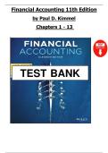 Solution Manual &ndash; Financial Accounting &lpar;11th Edition&comma; Jerry J&period; Weygandt & Paul D&period; Kimmel&rpar; &ndash; Verified Complete Chapters 1&ndash;13&comma; Newest Version