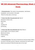 NR 565 Advanced Pharmacology BUNDLED EXAMS 3 Versions NR 565 Advanced Pharmacology Week 1 Quiz Exam Questions and Answers &lpar;2025 &sol; 2026&rpar; Updated Latest &lpar;Verified Answers&rpar; NR 565 Advanced Pharmacology Week 1 Quiz Actual Exam &lpar;Latest 2025 &sol; 2026 Update&rpar; Ques