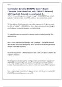 Mammalian Genetics BCH5413 Exam 4 Exam&vert; Complete Exam Questions and CORRECT Answers&vert; &lpar;2025 update&rpar; Assured success&vert; grade A&plus;