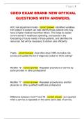 CDEO EXAM BRAND NEW OFFICIAL  QUESTIONS WITH ANSWERS&period; 