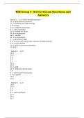 NIH Group C- 3rd Cert Exam Questions and Answers
