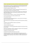 HSC 343 - Pharmacology Exam Questions and Answers Fully Solved Latest Version 2025-2026