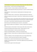 HSC 343 Midterm Exam Questions and Answers Already Passed Latest Update 2025-2026