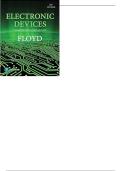 Test Bank &ndash; Electronic Devices&comma; 10th Edition by Thomas L&period; Floyd &vert; Complete Exam Questions & Answers for All Chapters&period;