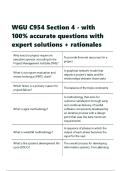 WGU C954 IT Management exam &lpar;68 questions with accurate solutions &plus; rationales&rpar;&period;