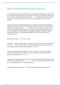 Master oil Questions and Graded Answers