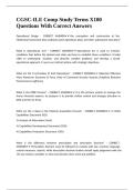 CGSC-ILE Comp Study Terms X100 Questions With Correct Answers 