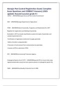 Georgia Pest Control Registration Exam&vert; Complete Exam Questions and CORRECT Answers&vert; &lpar;2025 update&rpar; Assured success&vert; grade A&plus;