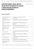 NUR 109 Midterm Exam Review Guide EXAM Questions & Answers &vert; Latest Already Graded A&plus; UPDATE 2025&vert;2026