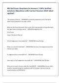 MS Bail Exam Questions & Answers &vert; 100&percnt; Verified solutions &vert;Questions with Correct Answers 2025 latest update&excl;&excl;