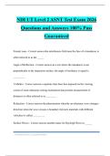 ASNT Level iii basic Bundled Tests 2026 Questions and Answers