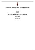 Test Bank for Nutrition Therapy and Pathophysiology 3rd Edition by Marcia Nelms  &lpar;2025&sol;2026&rpar; &lpar;New Edition with All Chapters Covered&rpar;