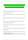 EMT Practice Test Exam 2026 Questions and Answers 100&percnt; Pass Guaranteed