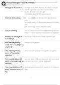 Horngren Chapter 1 Cost Accounting