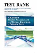 TEST BANK — Advanced Health Assessment & Clinical Diagnosis in Primary Care, 6th Edition — Joyce E. Dains, Linda Ciofu Baumann, Pamela Scheibel — ISBN 9780323554961