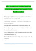 IBEC Electrolysis & Laser State Test Exam 2026 Questions and Answers 100&percnt; Pass Guaranteed