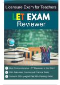 Licensure examination for teachers let exam reviewer
