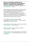 Branch 2 Field Rep &lpar;SPCB&rpar; Exam Questions and Answers &lpar;Most Recent Version&comma; Complete Study