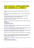 IAAO 300 REAL EXAM QUESTIONS AND ANSWERS ALL CORRECT  
