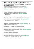 PAEA EOR IM miss Exam Questions and Answers &lpar;Most Recent Version&comma; Complete Study Material&rpar;