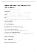 Indiana navigator exam questions with correct answers&period;
