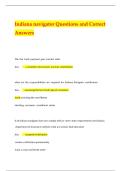 Indiana navigator Questions and Correct Answers