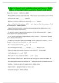 Pediatrics Exam 1 study guide Questions and Answers &lpar;Galen College of Nursing Pediatrics rotation&comma; Exam 1 study guide&rpar;