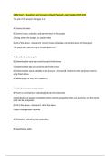 MQM Exam 2 Questions and Answers Already Passed Latest Update 2025-2026