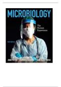 Test Bank For Microbiology&colon; The Human Experience 2nd Edition By John W Foster&comma; Zarrintaj Aliabadi&comma; Joan L Slonczewski 9780393533248 Chapter 1-27 Complete Guide &period;