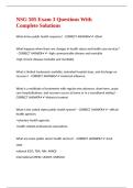 NSG 505 Exam 3 Questions With Complete Solutions&period;