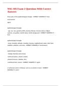 NSG 505 Exam 2 Questions With Correct Answers