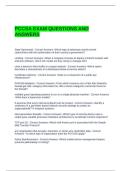 PCCSA EXAM QUESTIONS AND ANSWERS &vert; GRADED A