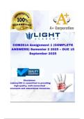 COM2614 Assignment 1 &lpar;COMPLETE ANSWERS&rpar; Semester 2 2025 &ndash; DUE 15 September 2025&semi; 100&percnt; trusted &comma;comprehensive and complete reliable solution with clear explanation&period;